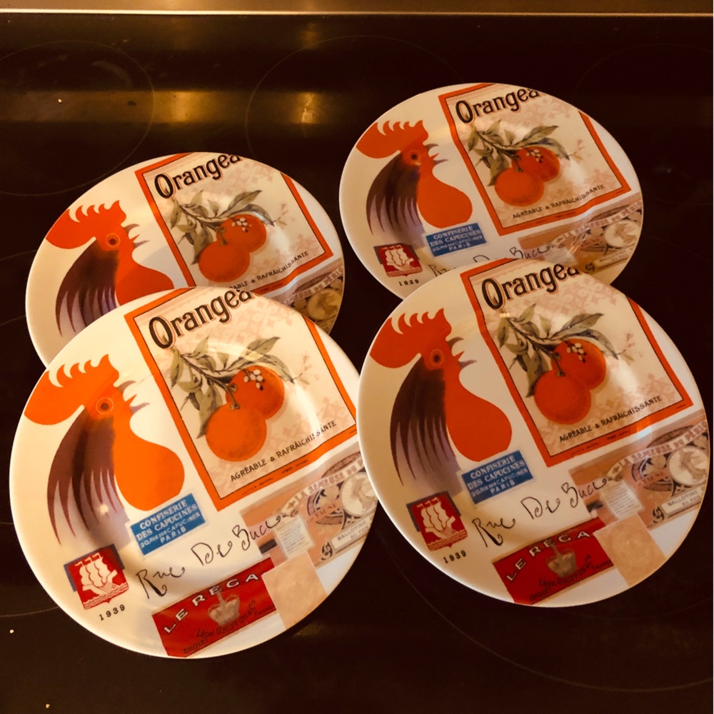 Vintage “Rosanna” Plates - Made in Italy